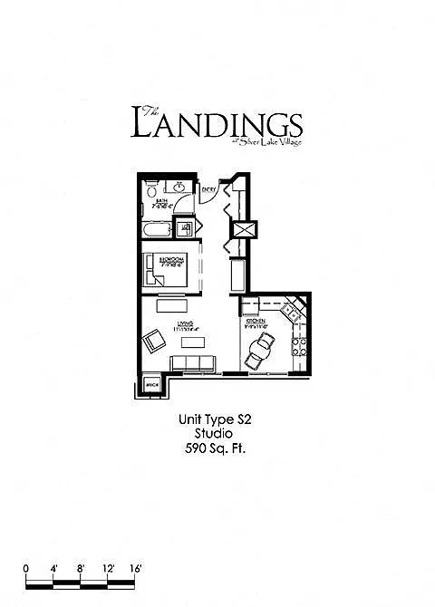 Floor plan Studio 2