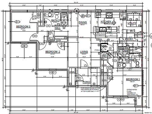 Floor plan 3 Bedroom