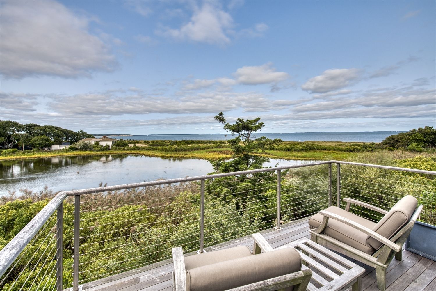  one of two deck areas