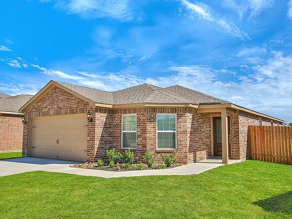 This beautiful single story home has brick and siding and also has full front yard landscaping.