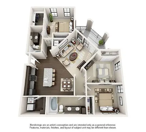 Floor plan Sutherland