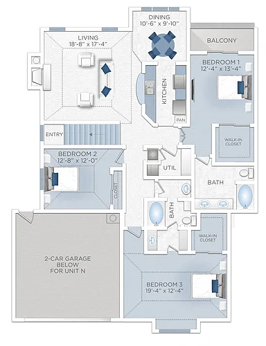 Floor plan Sevilla (N)