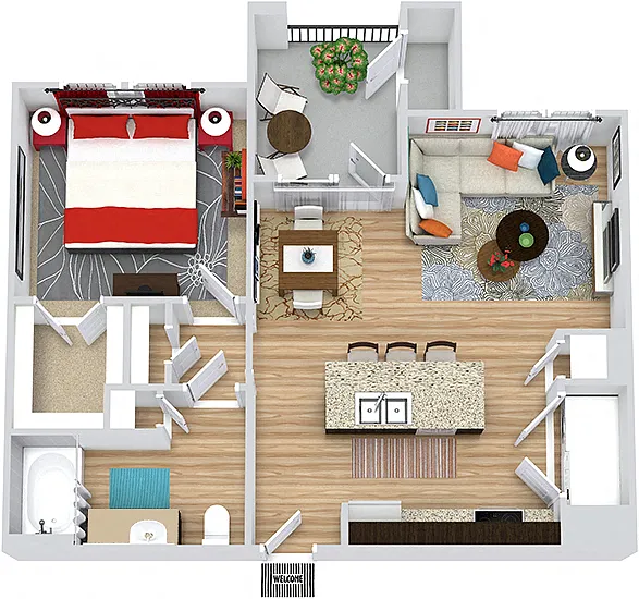 Floor plan Nueces
