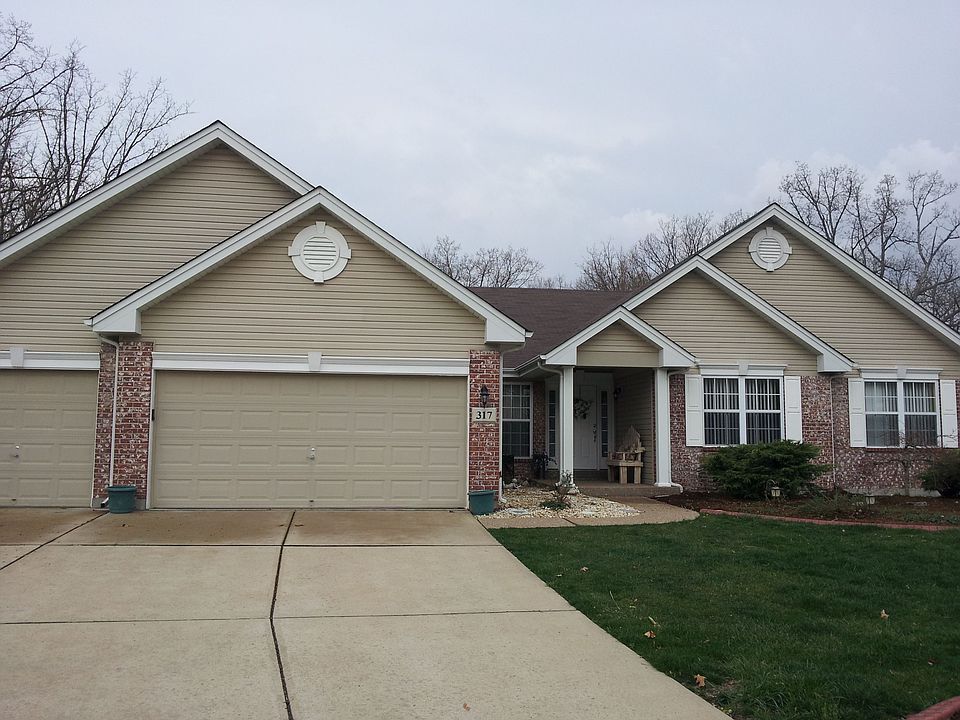 Front has 3 car garage