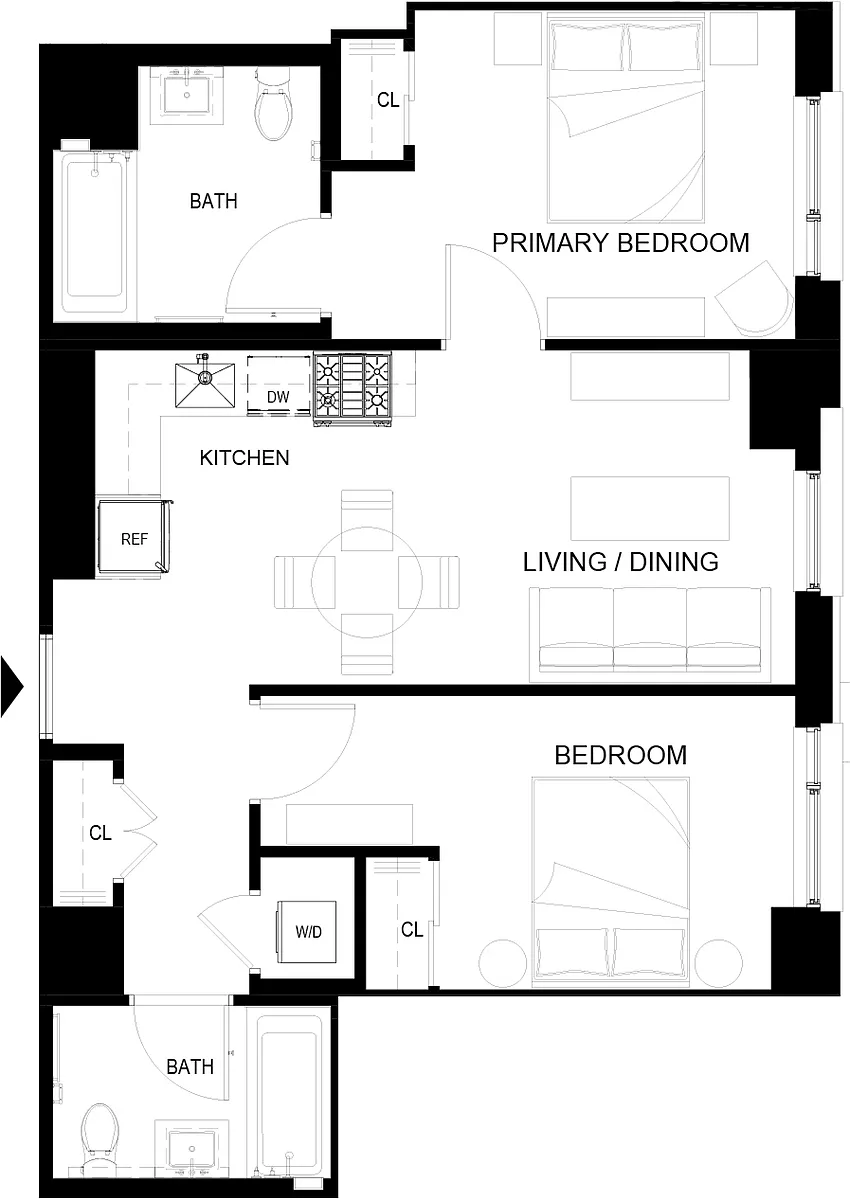 Floor plan 226-426; 626-PH26