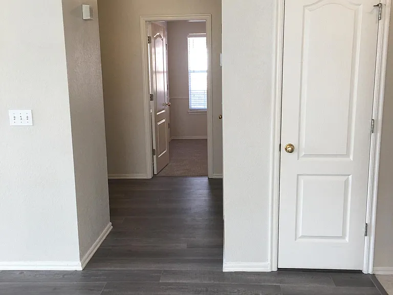 Entrance to Bedrooms, Bathroom & Laundry Room