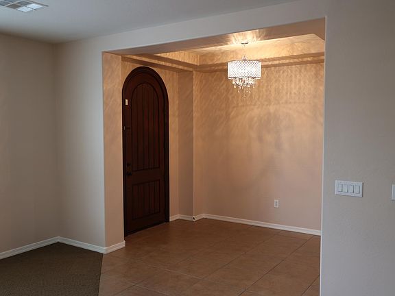 Inside view of front entry and the loggia.