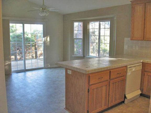 Opens to dining area