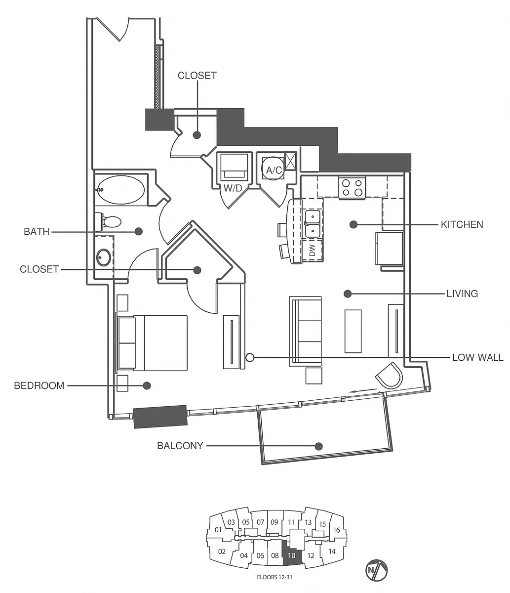 Floor plan Residence 10 - Classic