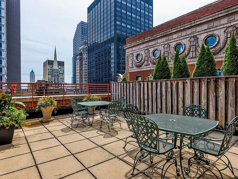 Rooftop patio