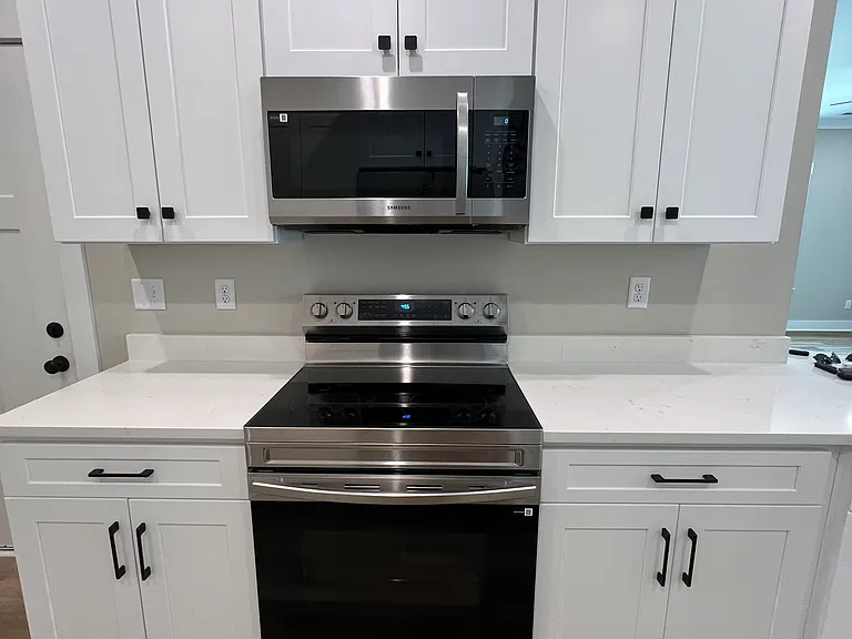 Kitchen with new appliances