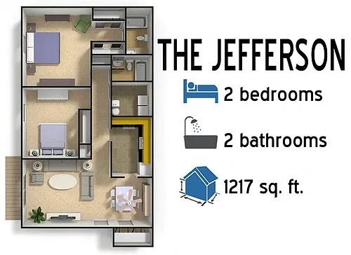 Floor plan The Jefferson