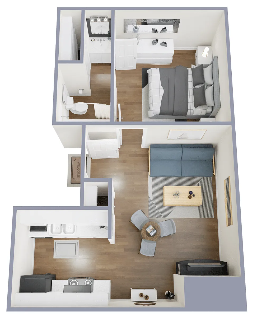 Floor plan A1D