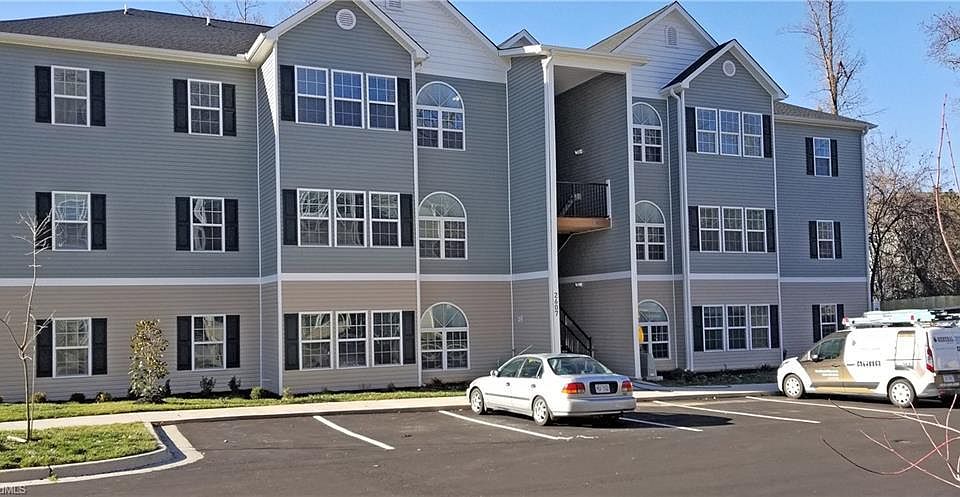 Front Elevation of the Building - Parking lots