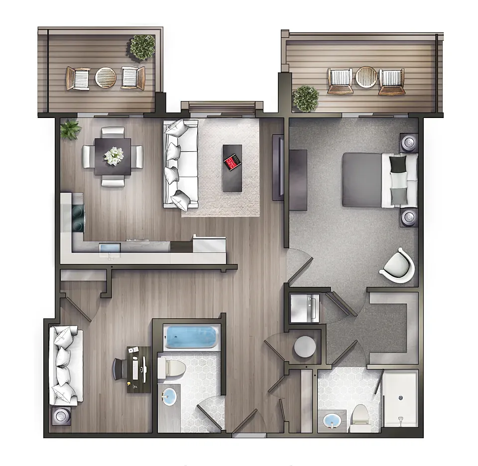 Floor plan B2