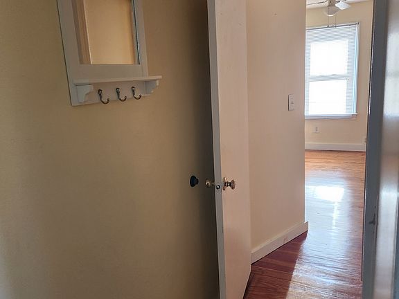 Hallway to walk-in closet