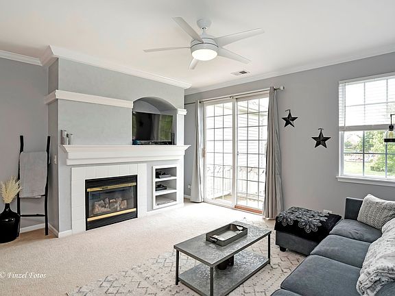 Exquisite Crown Molding Throughout and of course a Fireplace