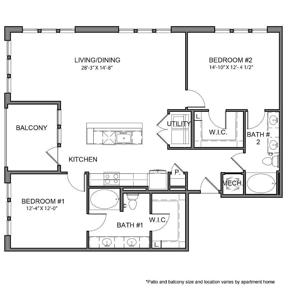 Floor plan BE.B13