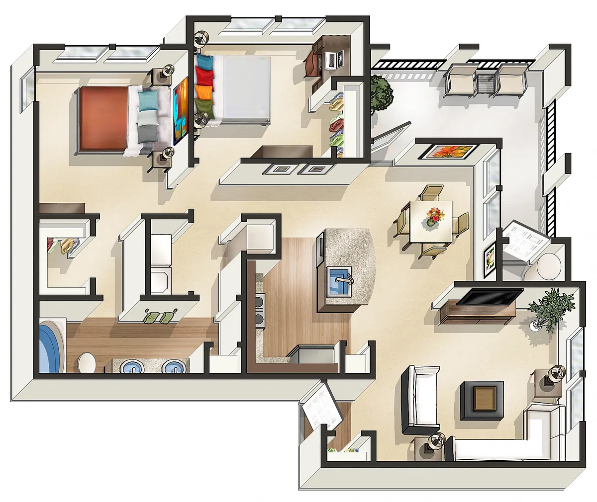 Floor plan B1