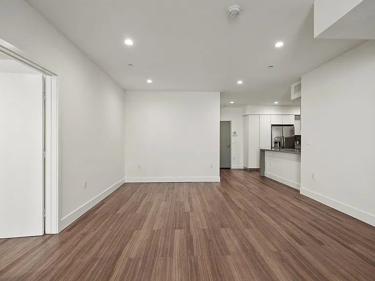 Open-Concept Kitchen, Dining, and Living Room Areas