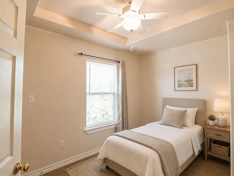 Upstairs bedroom (Virtually staged)
