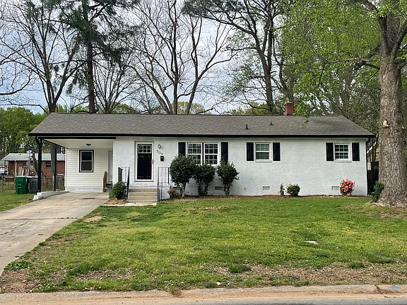 Classic painted brick ranch located just off the Plaza.