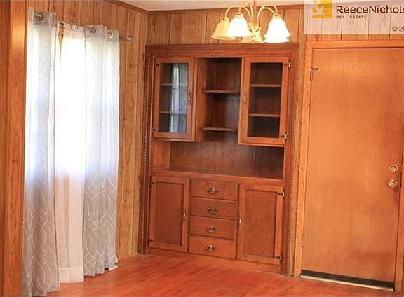 Dining area with nice built ins