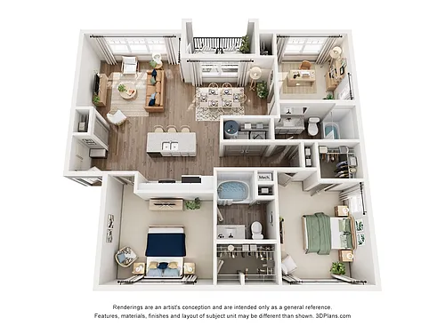 Floor plan B3