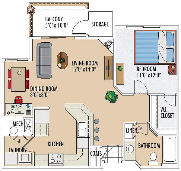 Floor plan Big Thompson