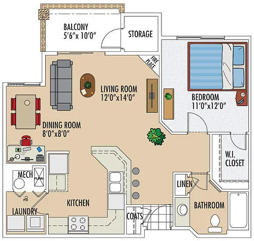 Floor plan Big Thompson