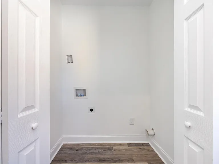 Laundry closet.