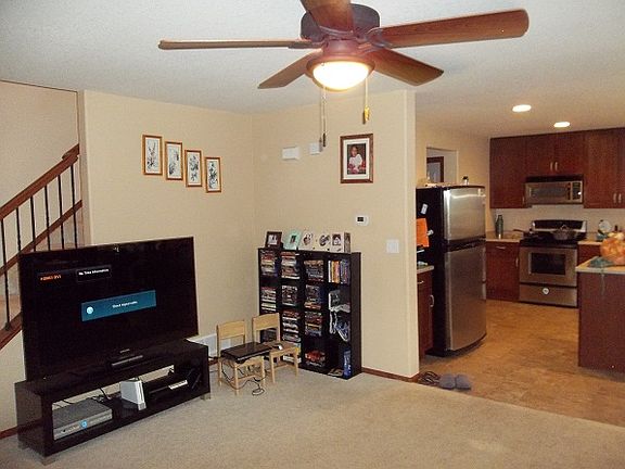Living Room into Kitchen