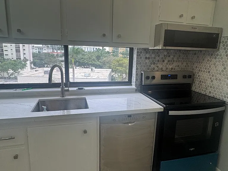 Newly renovated kitchen with new appliances