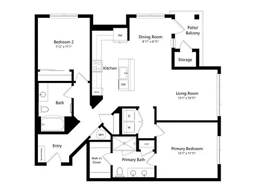 Floor plan B3