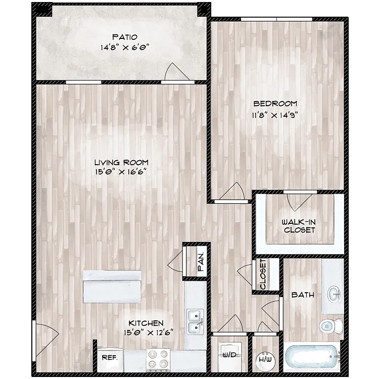 Floor plan 1A