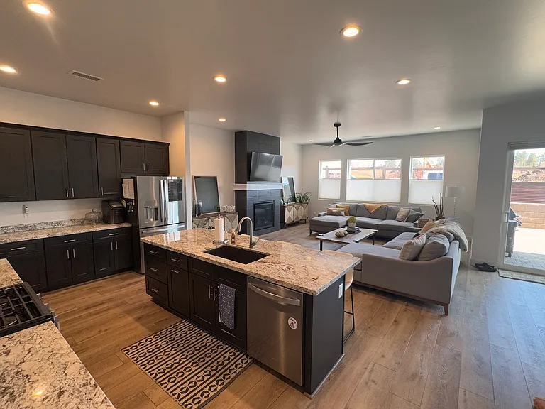 Open concept living space