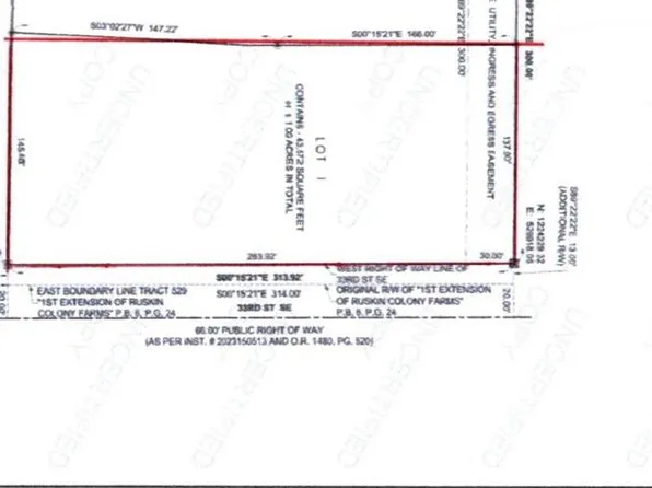 Lot 1 SE 33RD STREET LOT 1, RUSKIN, FL 33570
