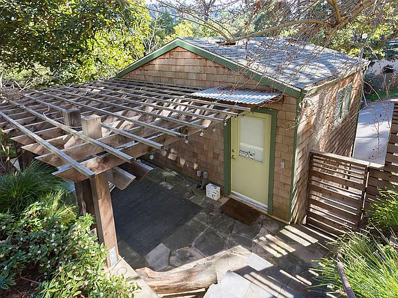 Patio and front door view
