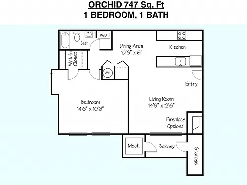 Floor plan Orchid