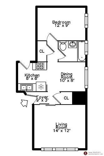 Floor plan 1006 North 7
