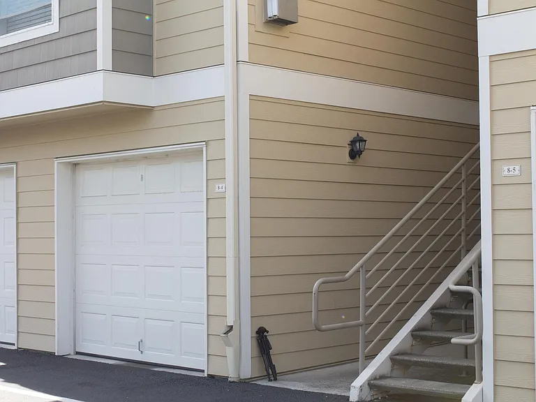 Stairs leading to the unit