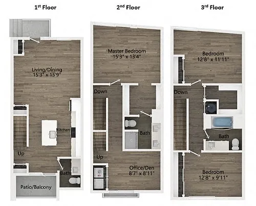 Floor plan Timber | TOWNHOME
