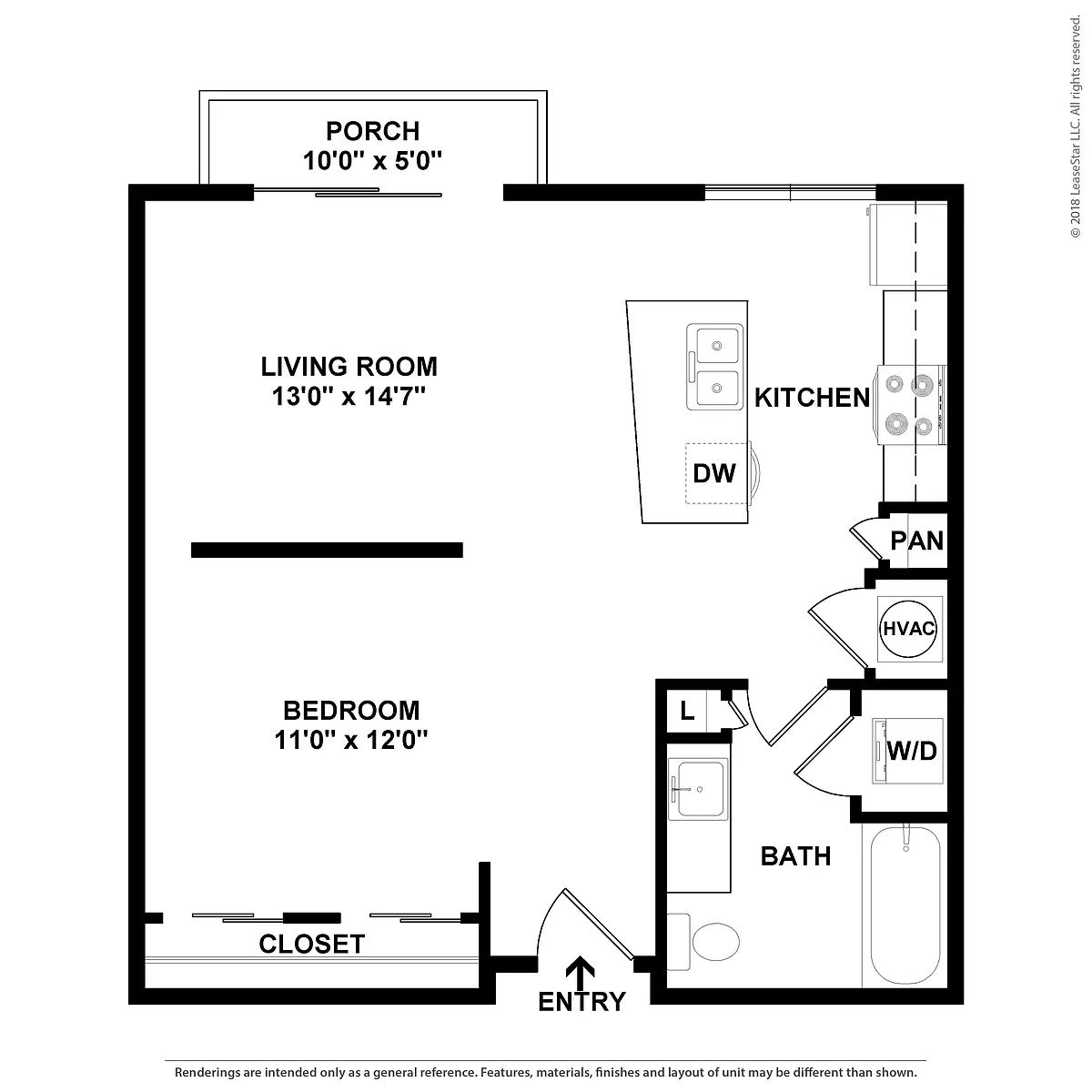 Floor plan Studio-S1
