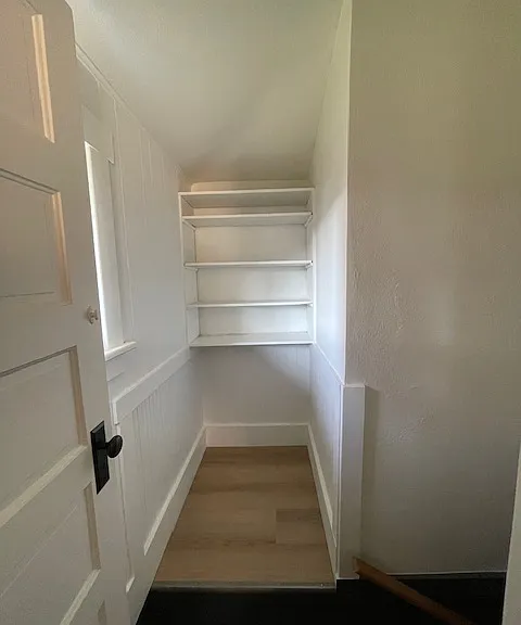 Pantry and stairway to basement