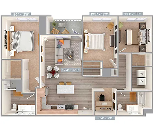 Floor plan C1-1299