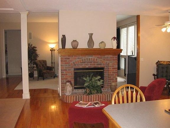 Fabulous fireplace view from the Hearth Room!