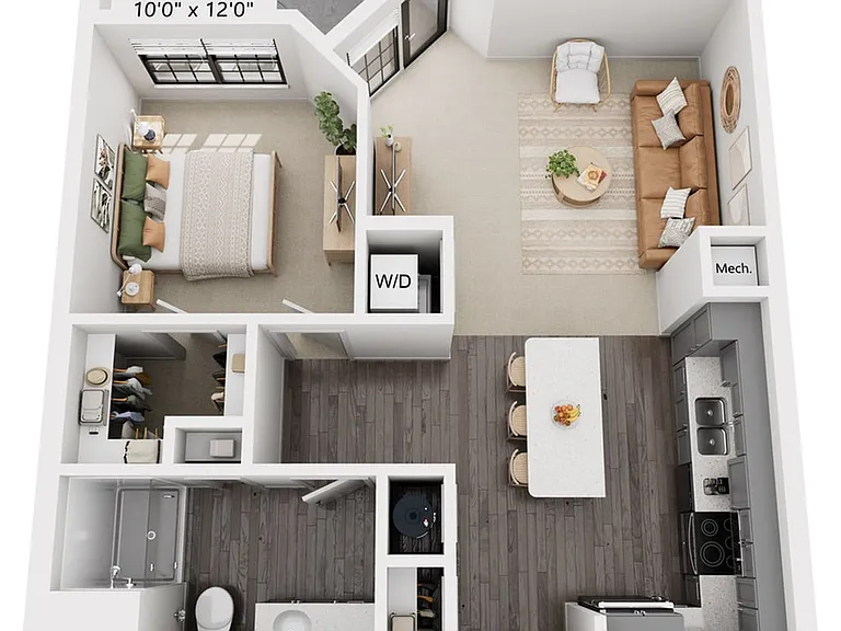1-Bedroom 1-Bathroom | 823 sqft 1-Bedroom 1-Bathroom | 823 sqft