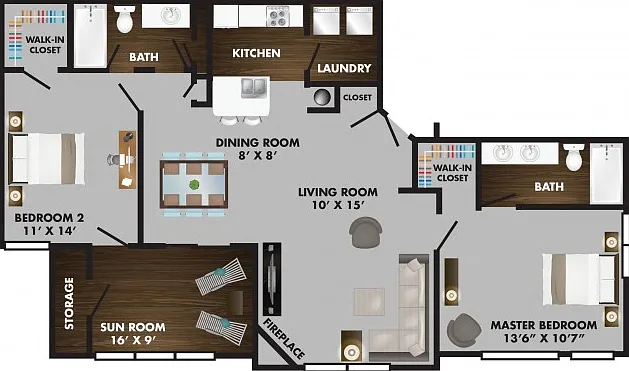 Starmount with Sunroom - 2 Bed 2 Bath Starmount with Sunroom - 2 Bed 2 Bath