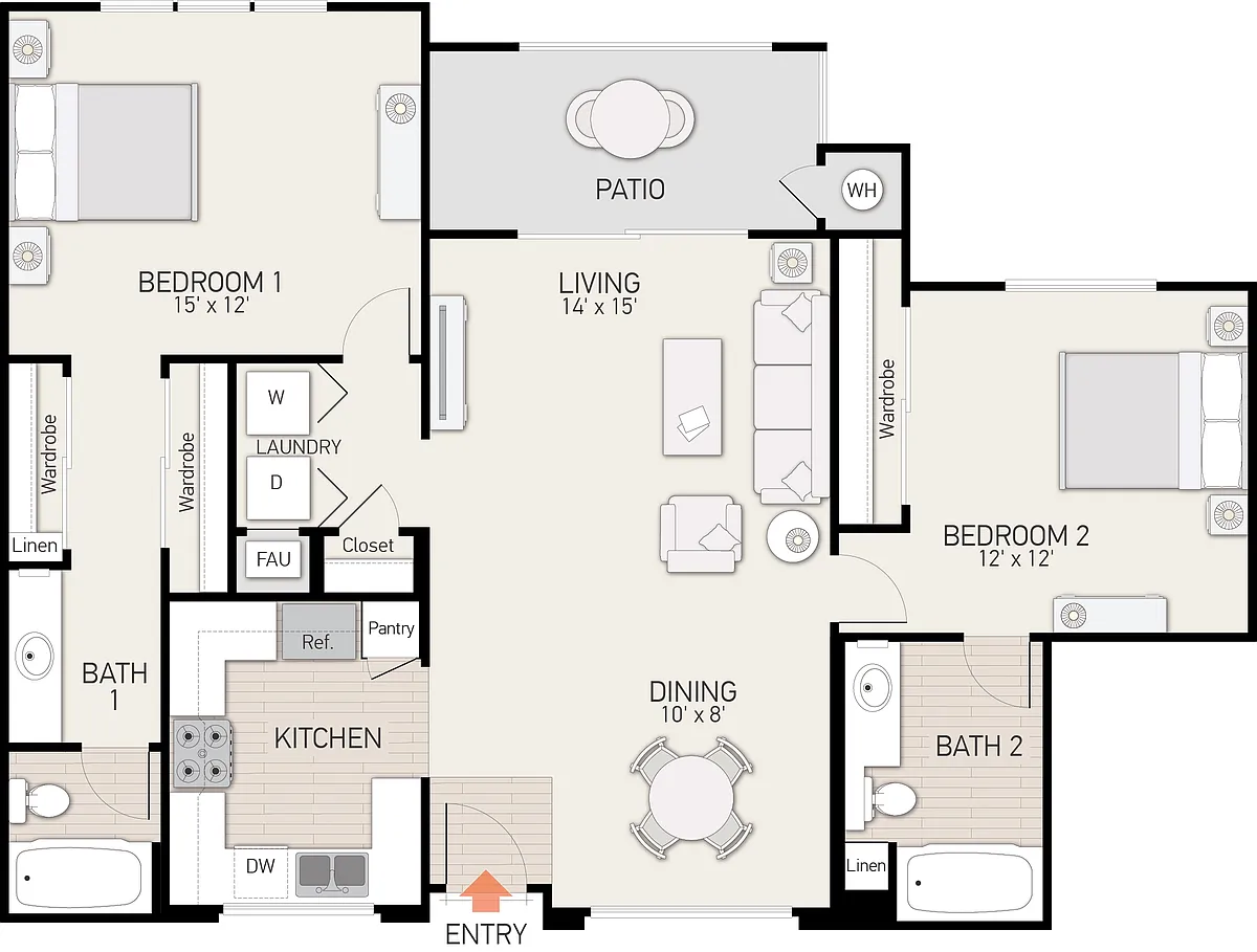 Floor plan Plan E