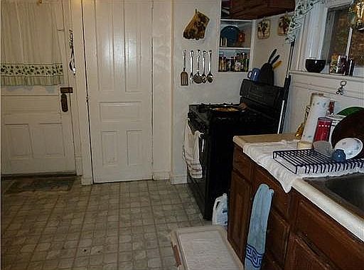 The kitchen of the three-bedroom unit is great for cooking!